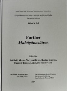  Gilgit Manuscripts in the National Archives of India, Facsimile Edition. Volume II.4: Further Mahāyānasūtras